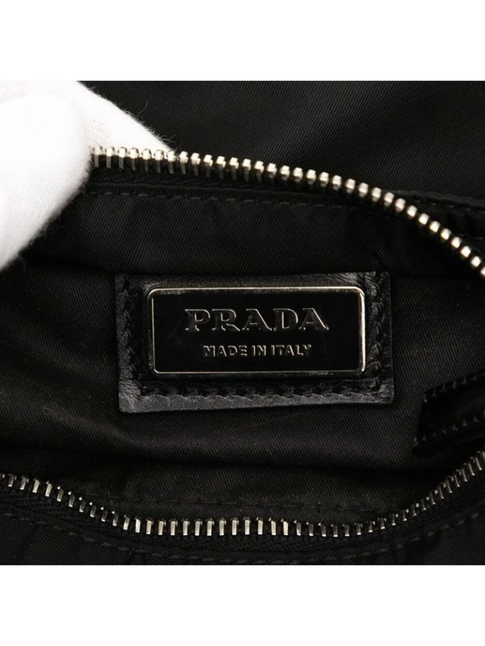 Prada Shoulder Bag Black Nylon